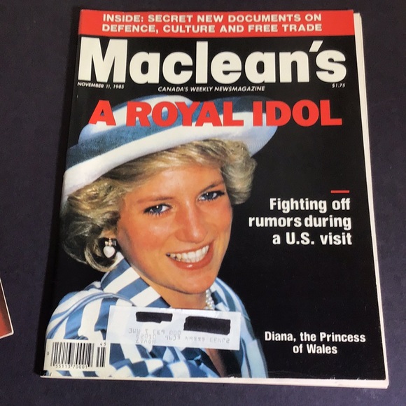 Princess Diana magazines Chatelaine 1982 1984 Macleans 1985 Prince William Time - Picture 3 of 5